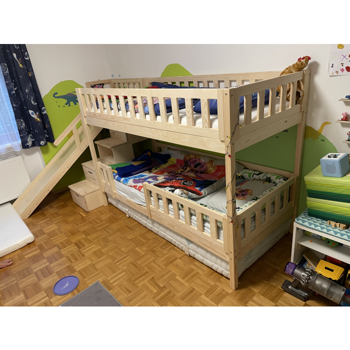 Stapelbed met trap en glijbaan Nijmegen